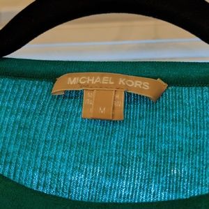Michael Kors green knit sweater size M